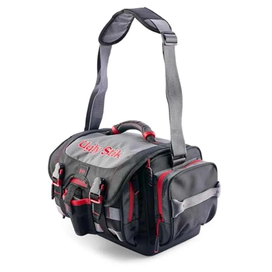 

Органайзер для рыболовных снастей Ugly Stik из прочной ткани черного цвета для удобства доступа и организации хранения