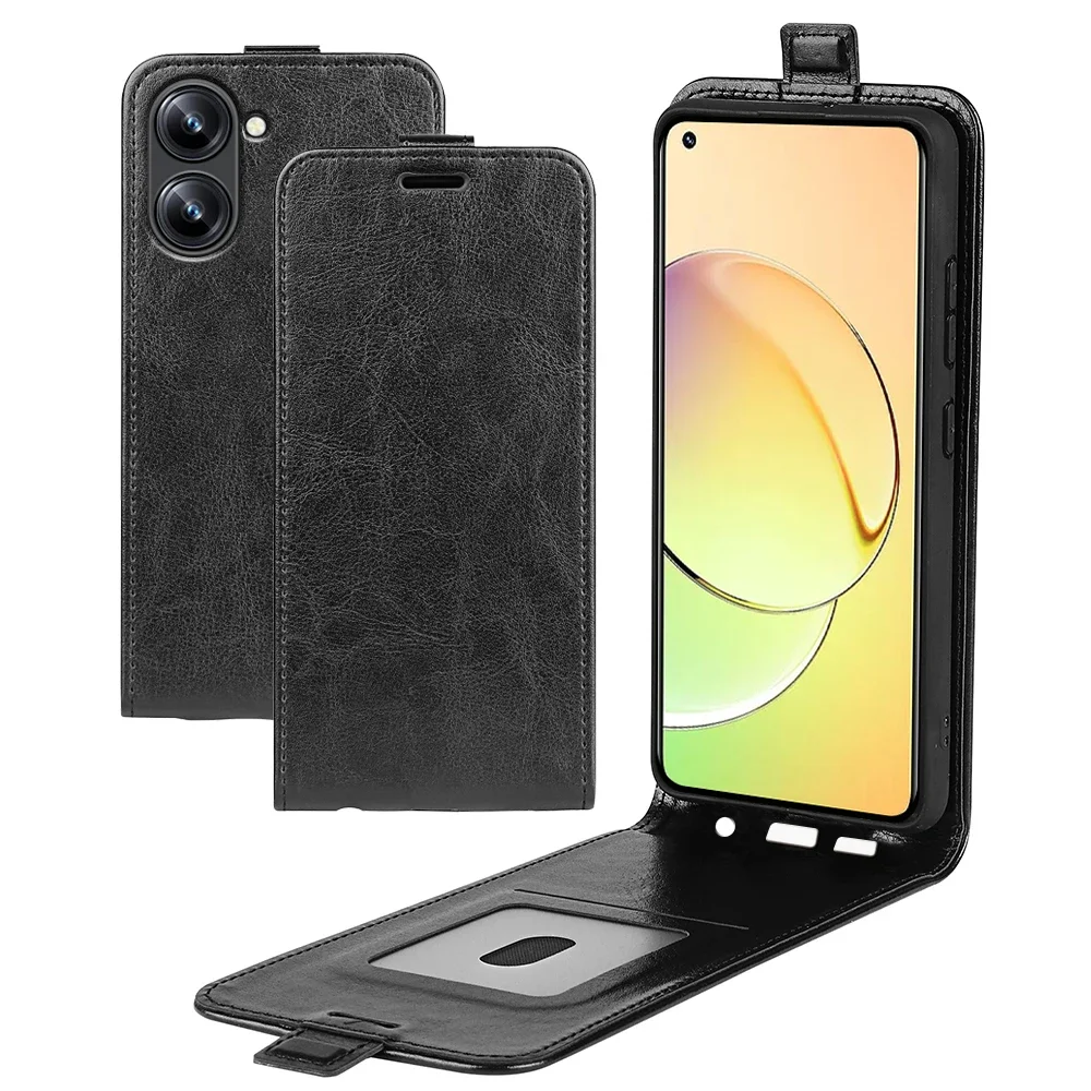 Realme 11 PRO PLUS 5G 10 12 12X 13 Realme11 Flip Vertical Case Retro Leather Book Card Holder Cover Realme 11 PRO+ 10 Phone Bags