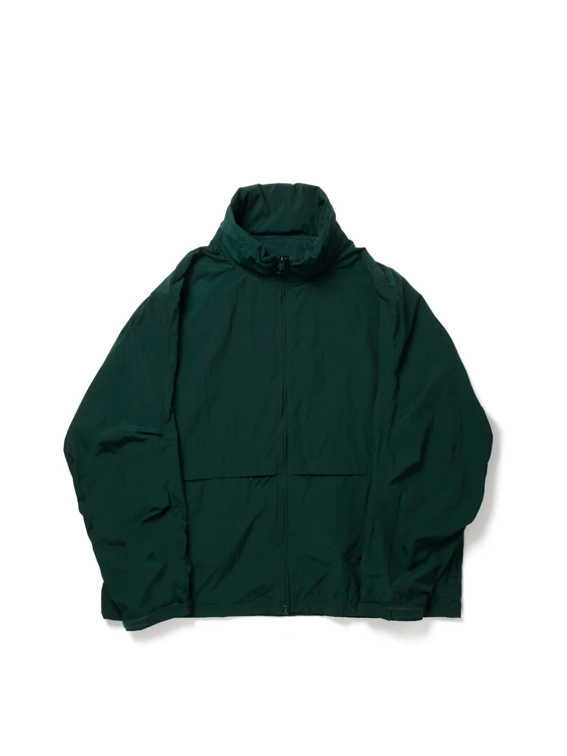 

High Quality Hot Selling Tech Windbreaker Jacket Sports Coat Stand Collar Waterproof Dark Green Clothing