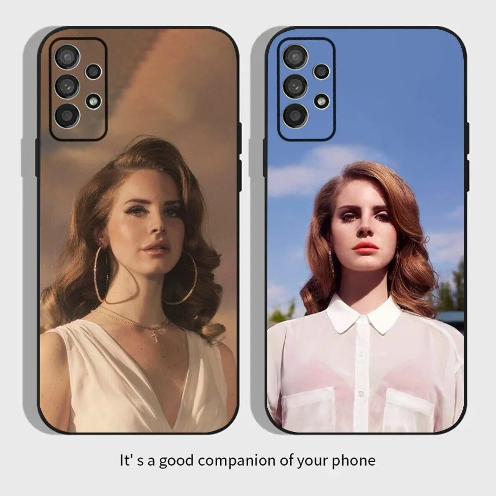 Singer Lana-a D-Del Rey Phone Case For Samsung Galaxy A13,A21s,A22,A31,A32,A52,A53,A71,A80,A91 Soft Black Cover