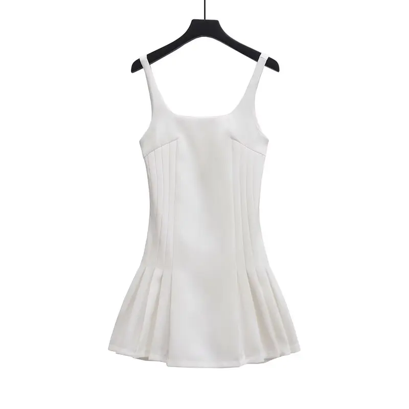 Primavera 2024 Cinturino slim fit da donna Dr Vest Dr Ele Sle No Sve Altro materiale 00% Abito casual