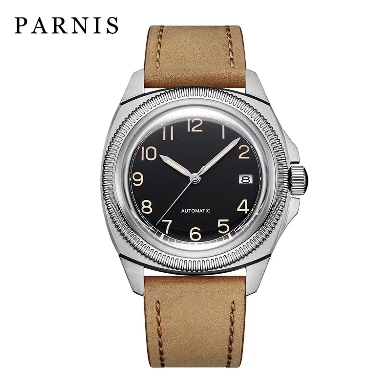 Orologio meccanico automatico da uomo da 41 mm replica pilota dell'aeronautica ceca con movimento giapponese NH35A, squ impermeabile in acciaio inossidabile