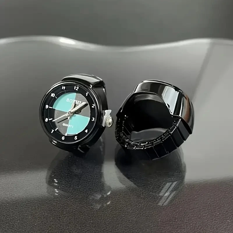 New fashion creative ring watch men and women couple finger watch