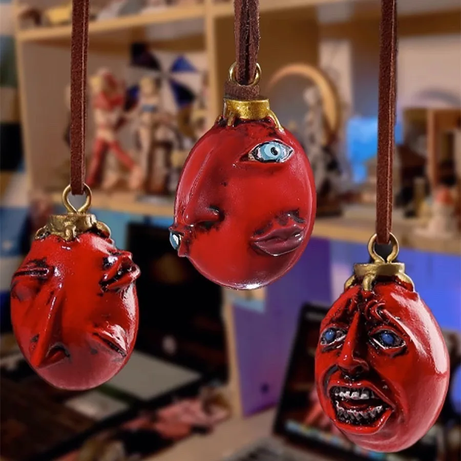 

Anime Peripheral Sword Legend Overlord Egg Necklace Crimson Behelet Marked Warrior Guts Pendant