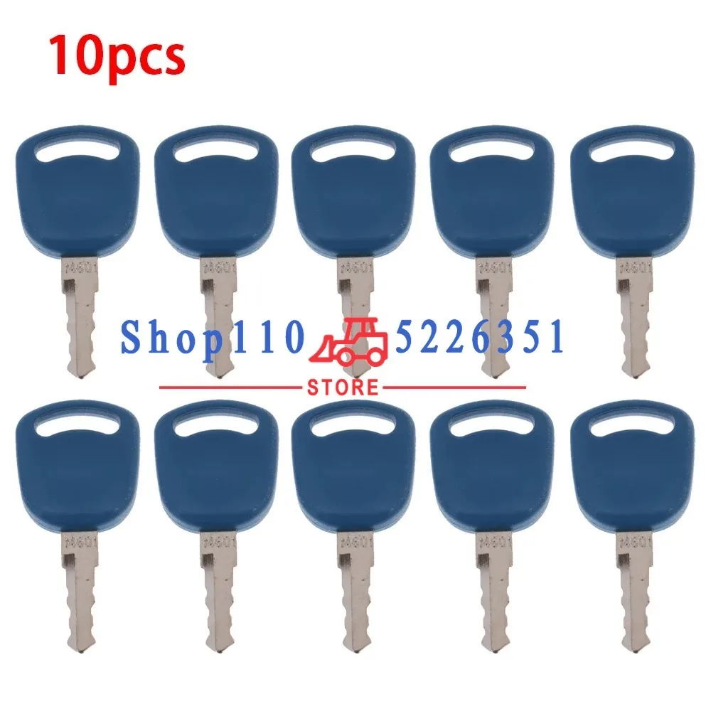 10/5/2/1PCS 14601 Key New Holland for CASE Excavator Grader Dozer Heavy Equipment