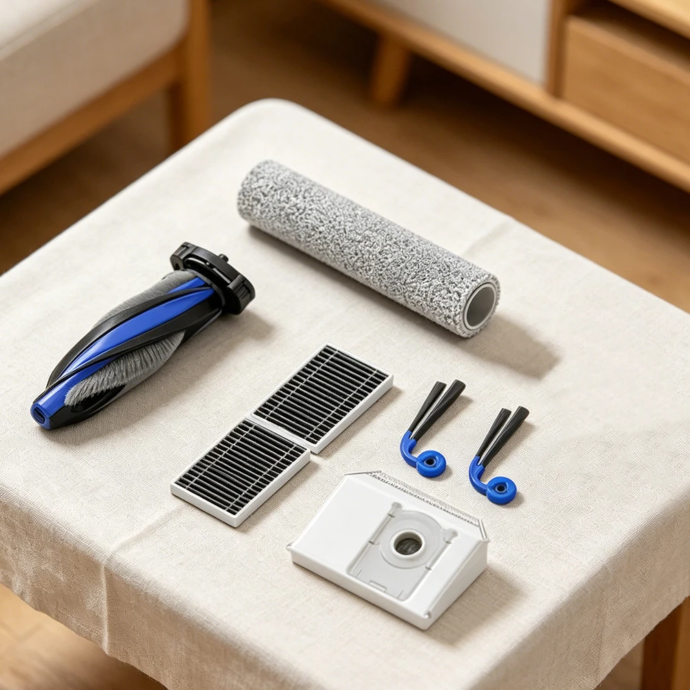 Roller Brush with Composite Non Woven Fabric and Side Brushes for Yeedi For M16 Robot Vacuum Cleaner with HEPA Filter