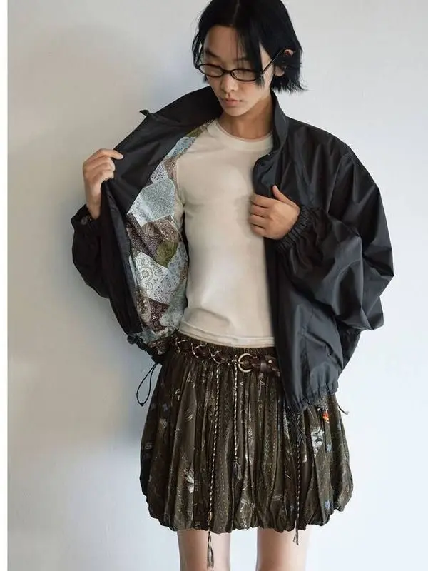 

Оригинальный привет, сентябрьский тринадцать залив, осеннее новое поступление, защитный тройник Svel Jaet V9247, повседневный свободный крой из полиэстера