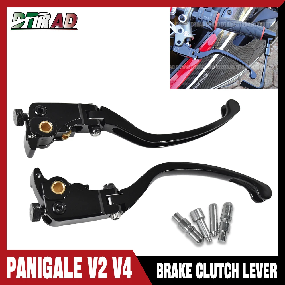 

For DUCATI 1199 1299 899 959 Panigale V2 V4 S R Brake Clutch Levers Motorcycle CNC Billet Handbar Handles Lever Customized Logo