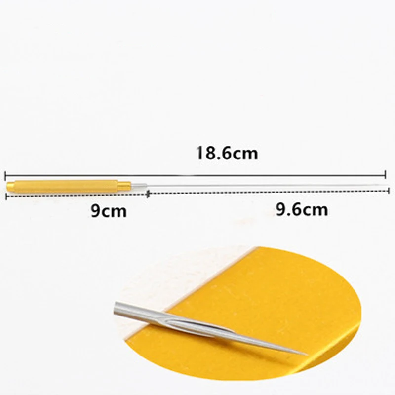 Cosmetic plastic face tissue puncture guide needle face lift guide needle large V buried thread needle