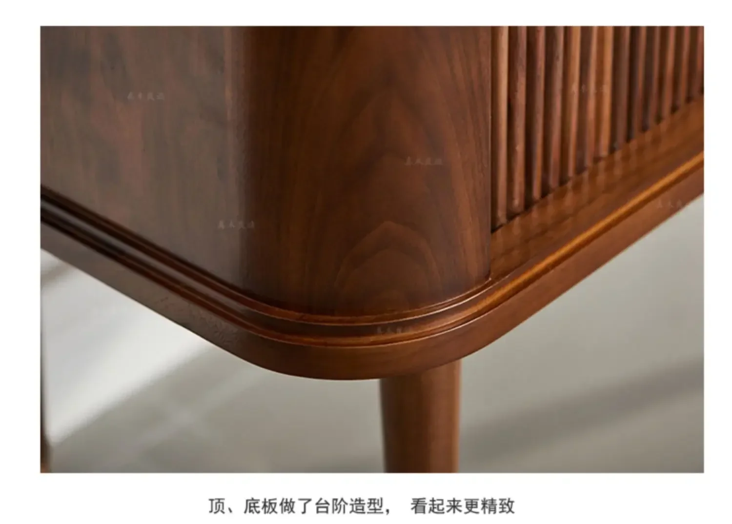 Antique Designer Side Cabinet Solid Wood Shutter Bedroom Living Room Storage Storage living room  furniture