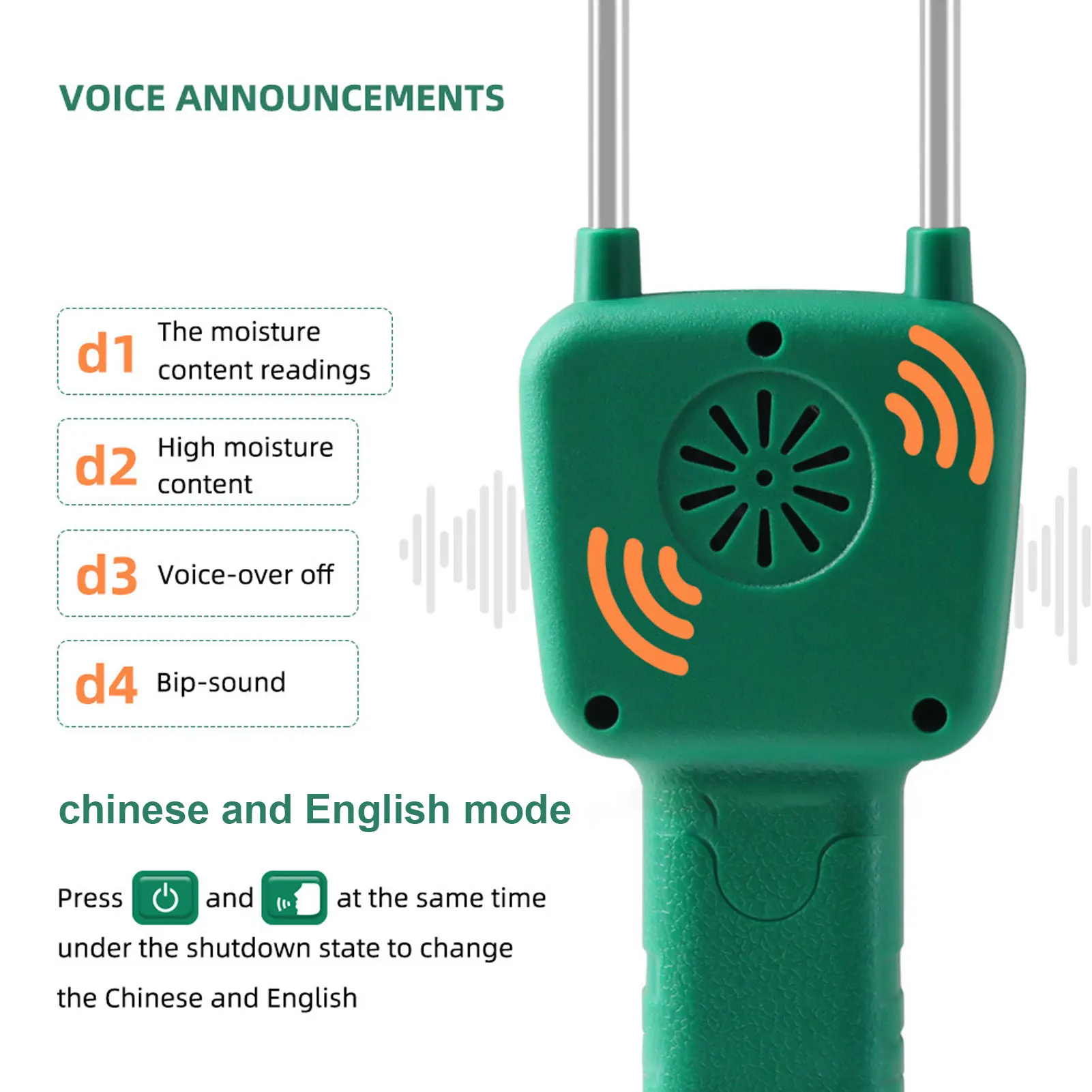 القمح مقياس الرطوبة القش مقياس الرطوبة القش مقياس الرطوبة القمح فول الصويا الحبوب اختبار الرطوبة شاشة الكريستال السائل مع البث الصوتي
