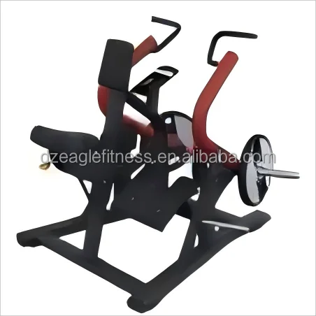 Commercial Fitness Equipment Free Weight Plate Loaded Rowing Machine