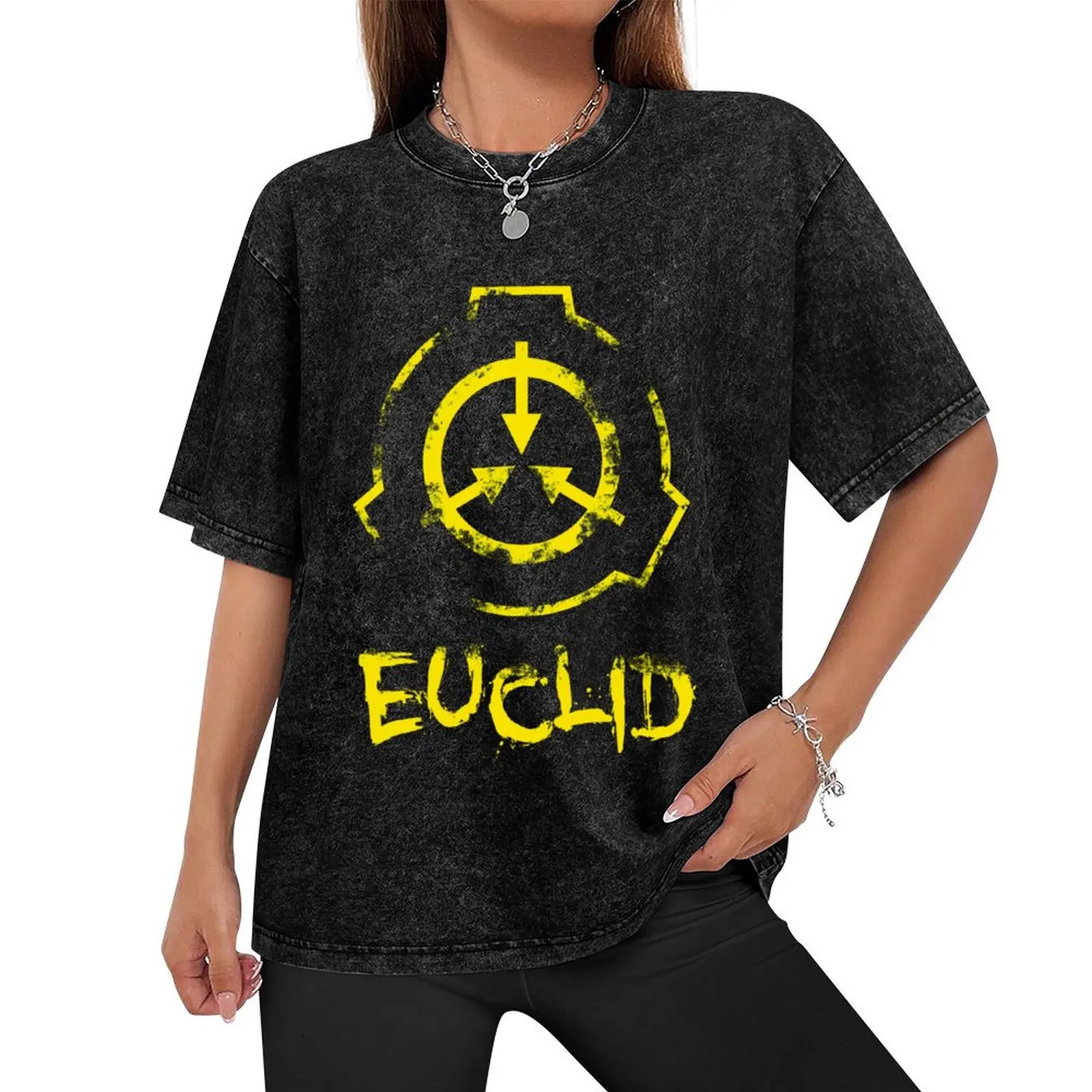 SCP Foundation: Euclid T-Shirt shirts graphic tee anime figures essential t shirt oversizeds mens white t shirts