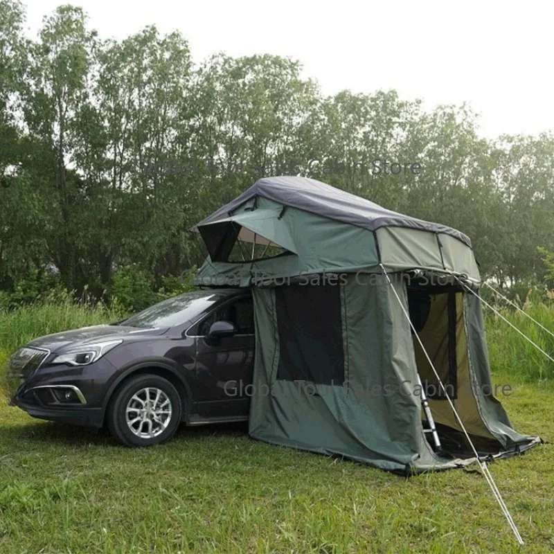 Waterproof Movable Aluminum Foldable Camping Tent Customizable Soft Rooftop Car Tent for Outdoor Adventures 140 Camping Tents