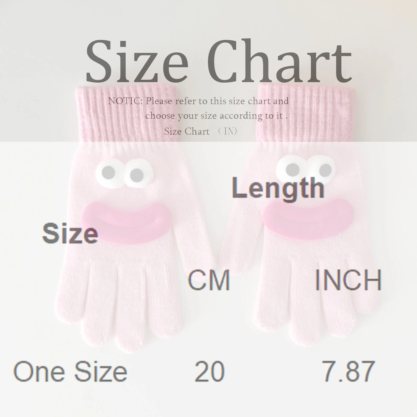 Sarung Tangan Lucu Wanita Sarung Tangan Natal Sarung Tangan Tebal Hangat Musim Dingin Motif Kartun Lucu Mulut Sosis Sarung Tangan Terpisah Jari