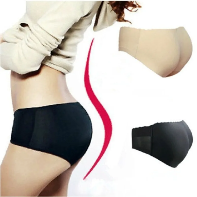 Women Underwear Lingerie Slimming Tummy Control Body Shaper Fake Ass Butt Lifter Briefs Lady Sponge Padded Butt Push Up Panties