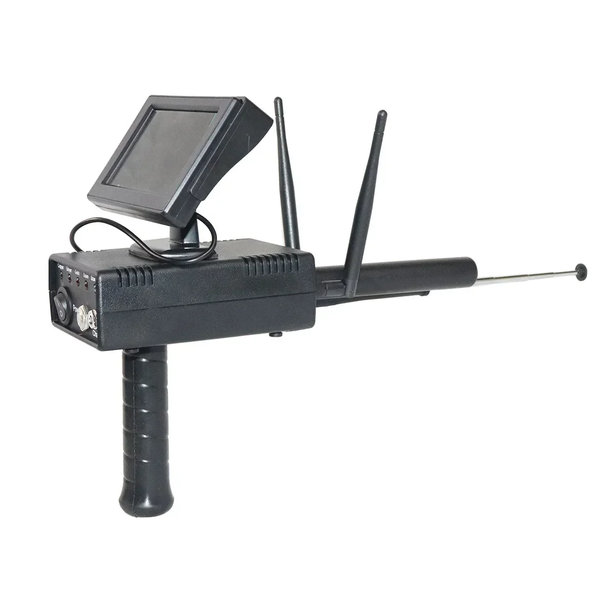 Lightweight user-friendly GR100 3D Gold Detector: Long Range Finder with Large Screen, Maxgeek Remote for Underground AKS P