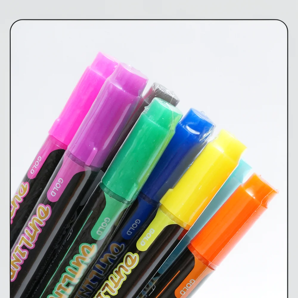 Shimmer Metallic Double Line O - огляд і ціна Art Craft Stationery