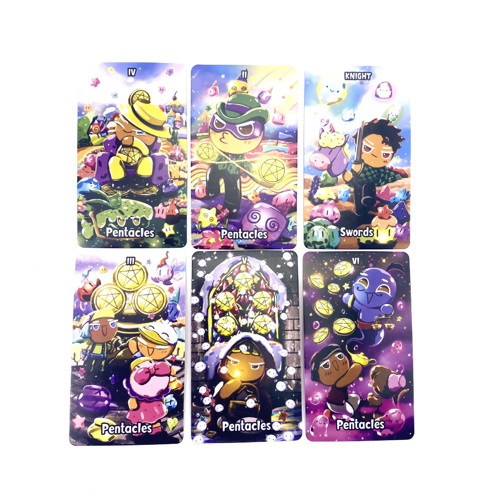 78 قطعة/المجموعة جديد كوكي ستوري بطاقة التارو مقاوم للماء دائم المنزل مجلس لعبة الملحقات