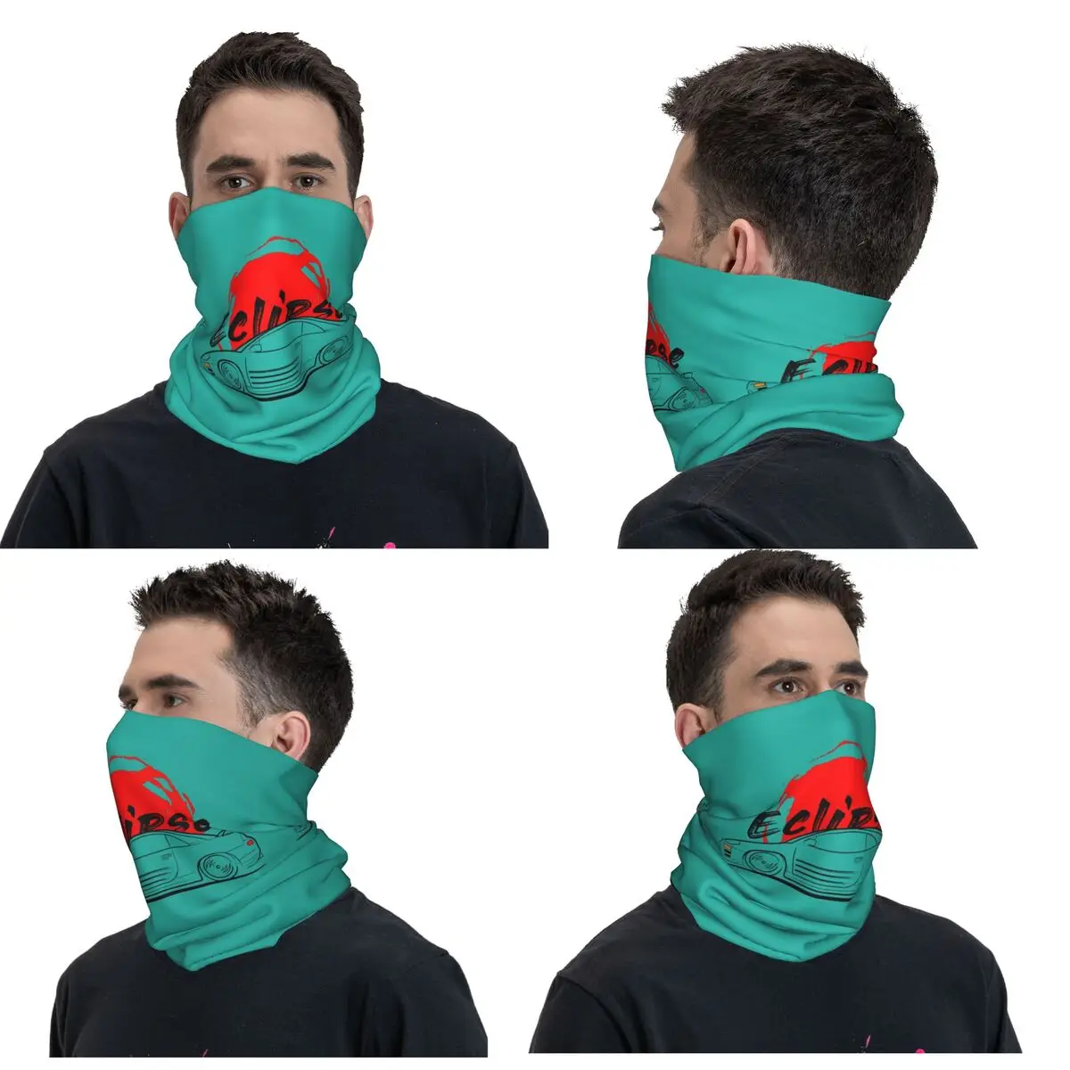 Eclipse 3 3G ECLIPSE Bandana Neck Gaiter - Mascarilla estampada, bufanda, mascarilla facial cálida, unisex, para adultos, resistente al viento