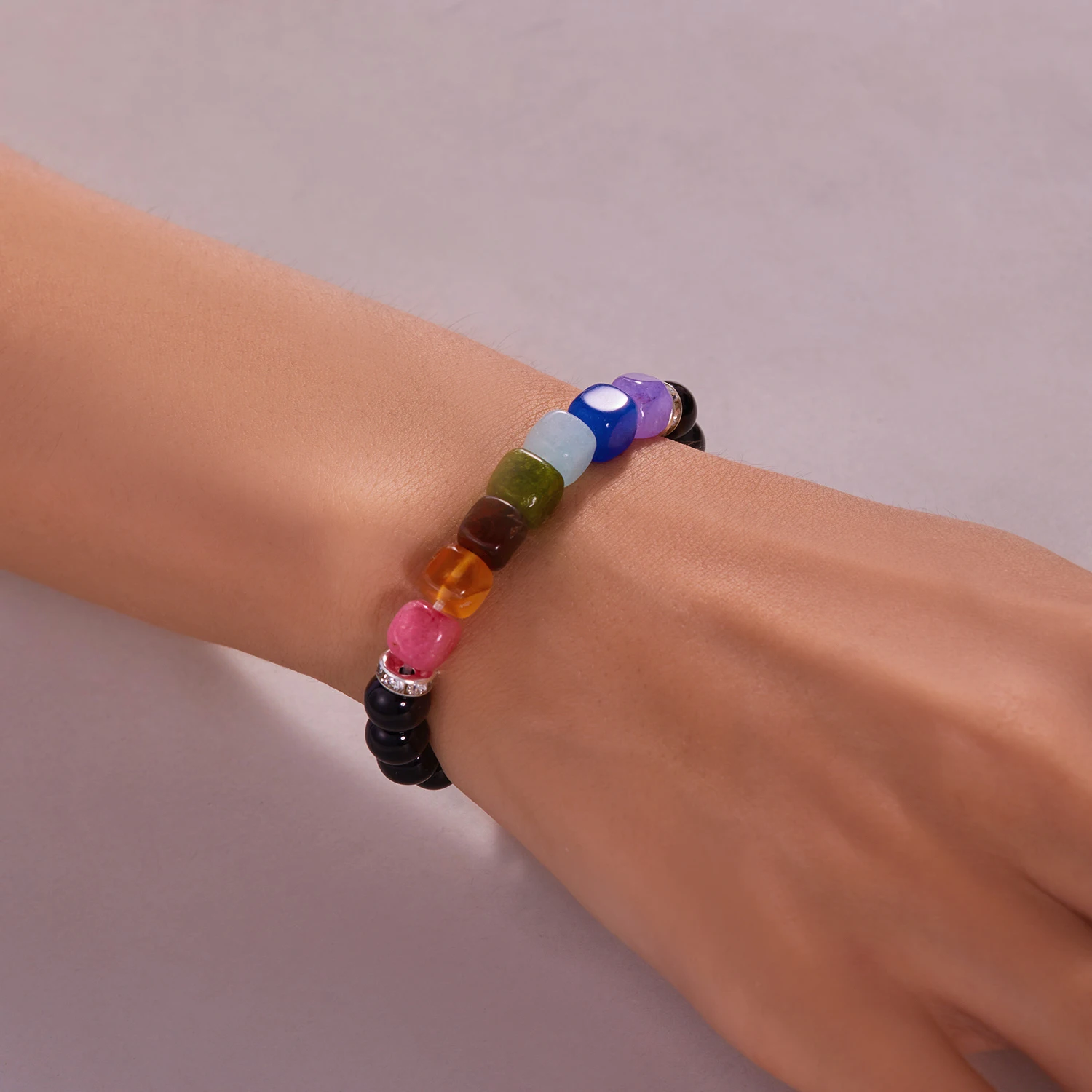 Neues trendiges Naturstein-Armband für Damen und Herren, lockt Glück, Geld an, Gesundheit, Bedeutung, Armband, Mode, Freundschaft, Schmuck, Geschenk – Detail 8