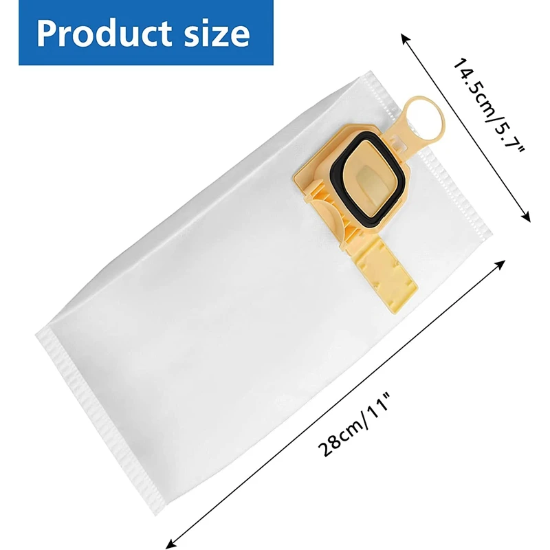 10 قطعة لأكياس المكنسة الكهربائية Kobold VK140 / 150 المتوافقة مع أكياس المكنسة الكهربائية Vorwerk Kobold VK140 VK150