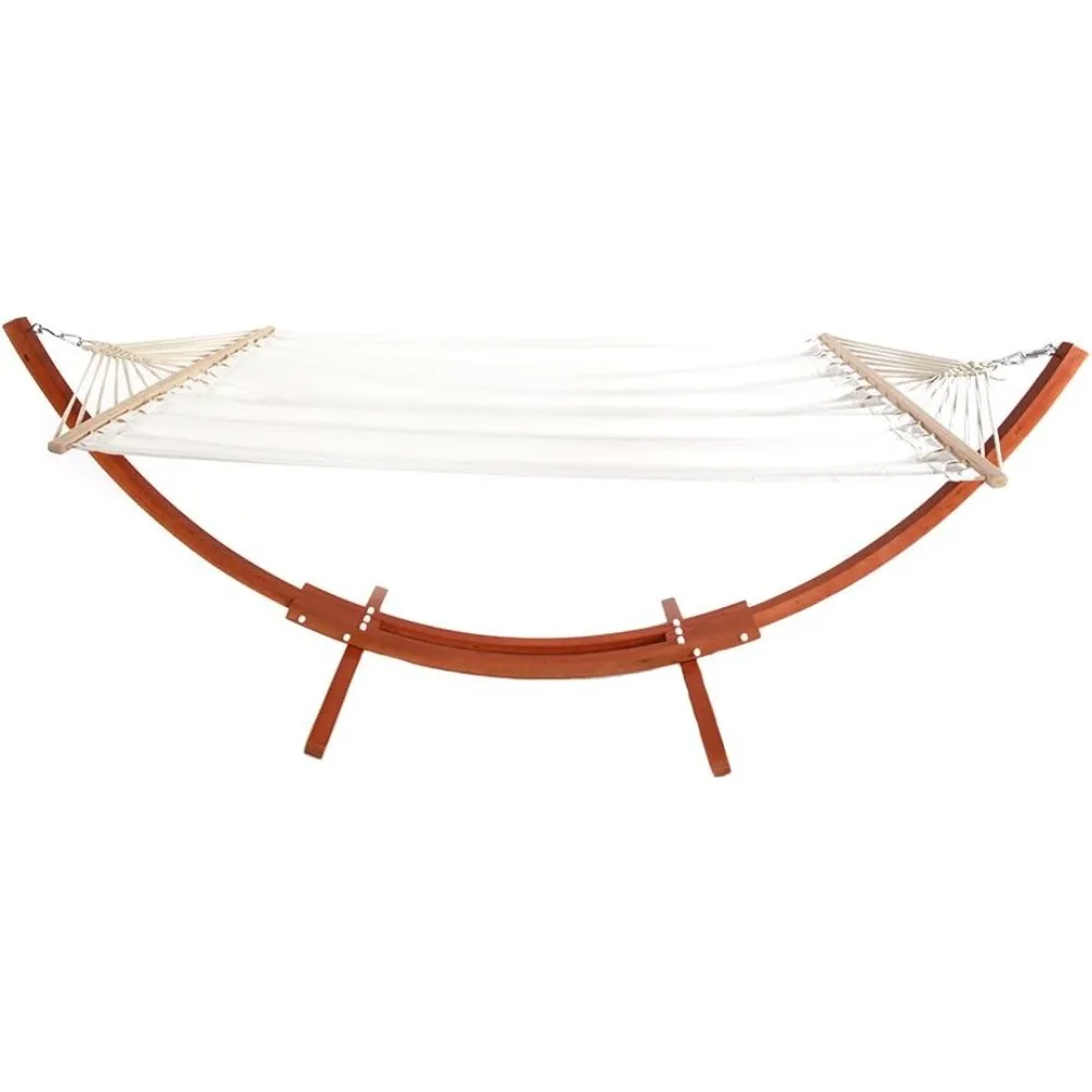 

Hammock Wood Arc Stand with Double Hammock (10.5 ft)