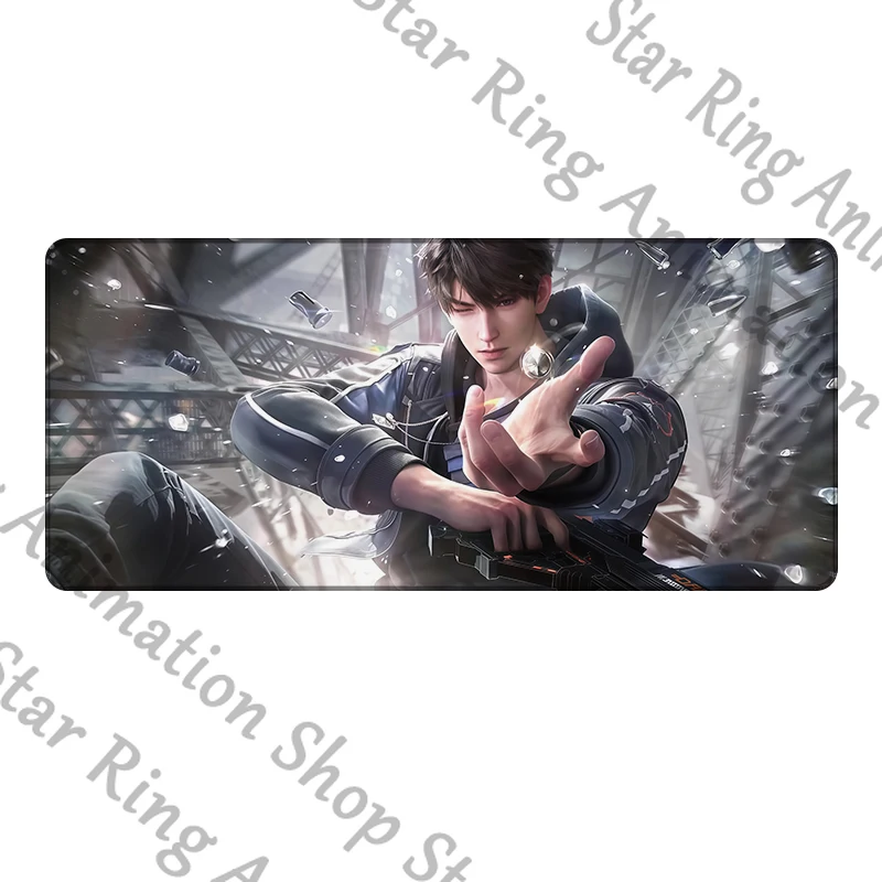 Anime Liebe und Deepspace Caleb Desktop Maus Pad Computer Matte Gleitschutz Desktop Anti-slip Cosplay Cartoon Geschenk