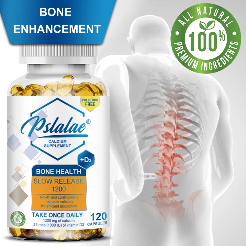 

Calcium Supplement - Contains Vitamin D, Magnesium, and Calcium Supplements To Support The Immune System and Bone Health