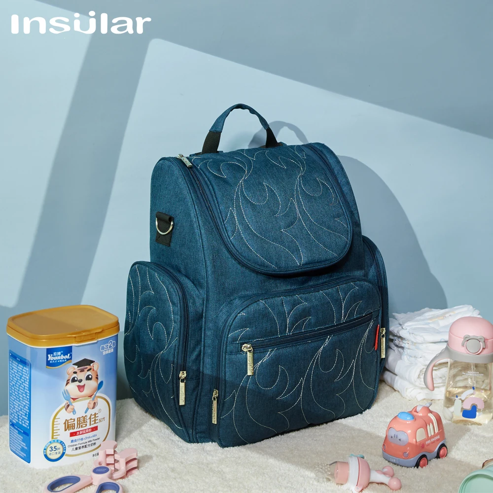 Baby Diaper Backpack Fashion Mummy Maternity Nappy Bag Brand Kids Travel Backpack Diaper Organizer Nursing Bag For Baby Stroller