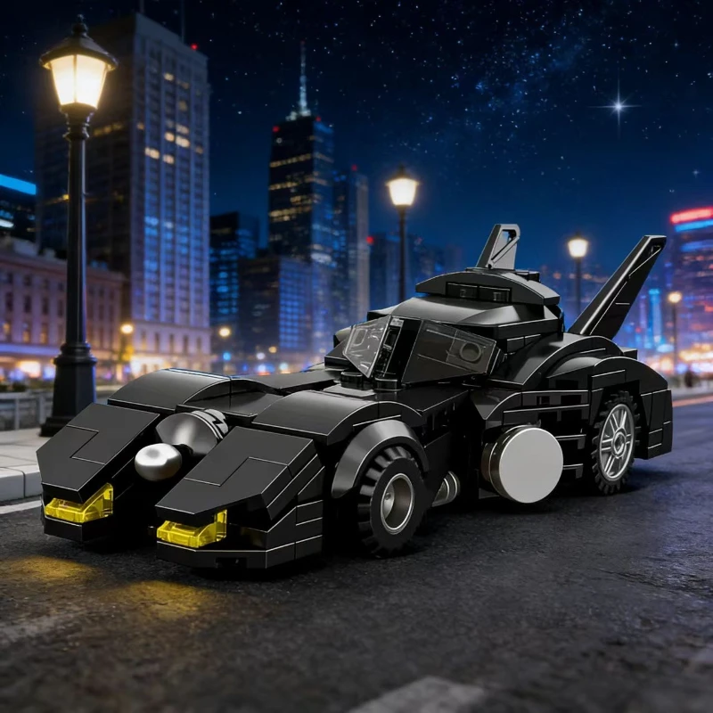 Klassischer Fledermaus-Kutschen-Bausatz MOC-Modell