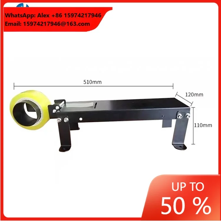 2 Inch Manual Case Sealer Semi Automatic Transparent Carton Tape Dispenser For Warehouse Packing Machine