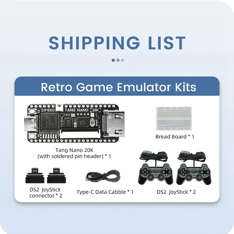 Tang Nano 20K FPGA RISCV Linux Development Board Retro Game Kits RISCV Linux Retro Game Player