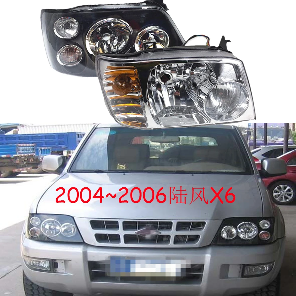 

1pcs car bumper KMC headlamp For JMC Land wind X6 headlight 2004~2006y accessories head lamp for JMC Land wind X6 fog lamp