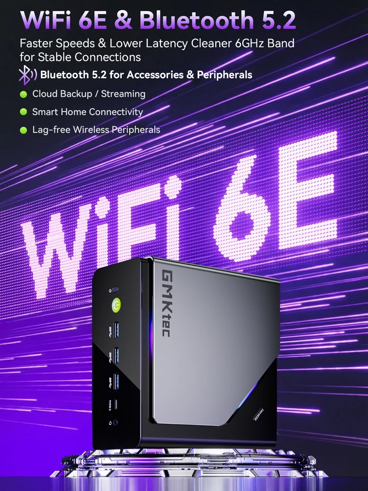 GMKtec K15 Intel Core Ultra 5 125U Mini PC Windows 11 DDR5 5600Mhz