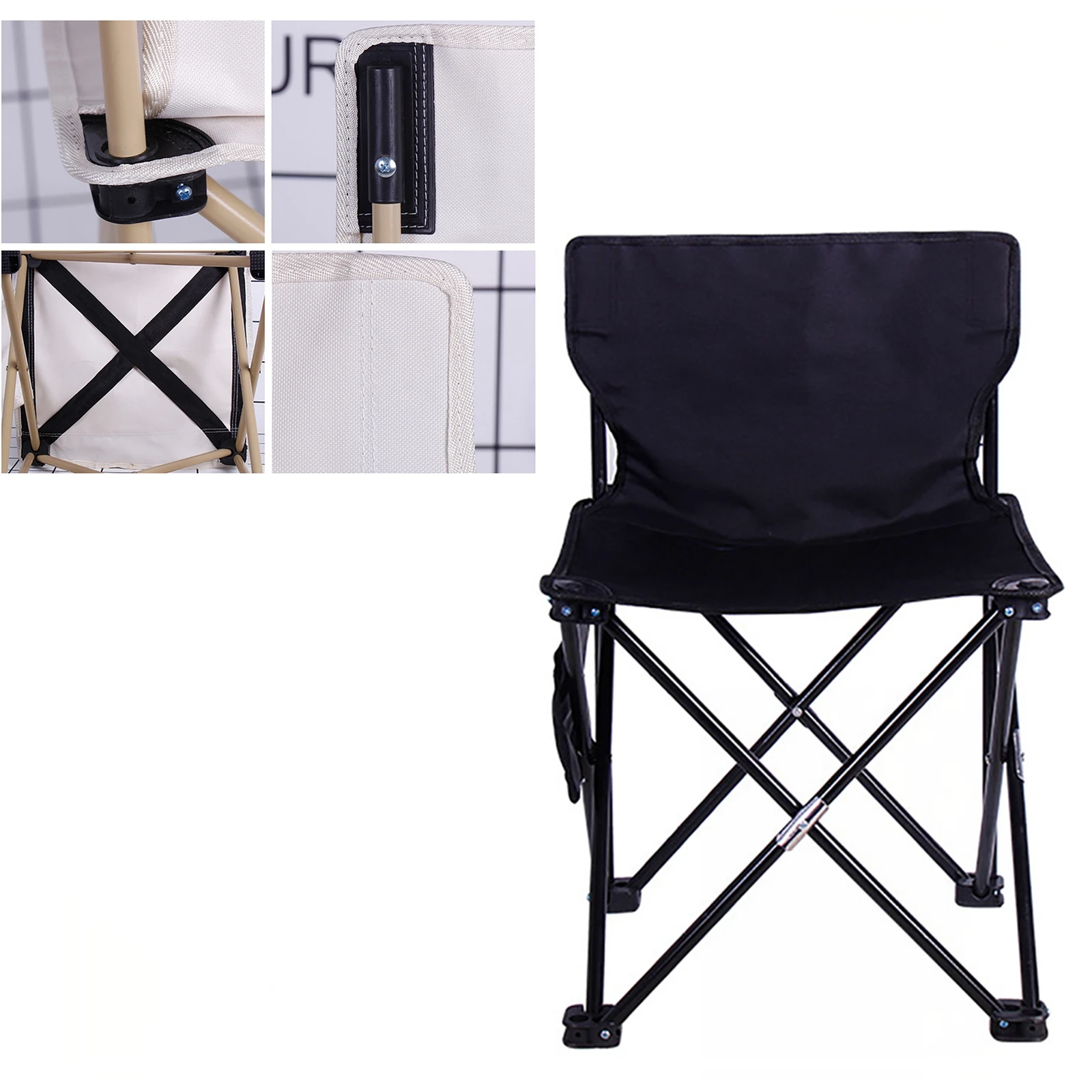 Outdoor Tourist Ultralight Superhard Folding Camping Chair Portable Bench Stool Fishing Chair Hiking Picnic Seat Moon Chair