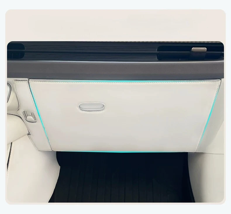 For ORA 5 2026 Passenger Seat Leather kickpad Glove Box Anti-abrasion Anti-tipping Pad Protect Car Interior Accessories