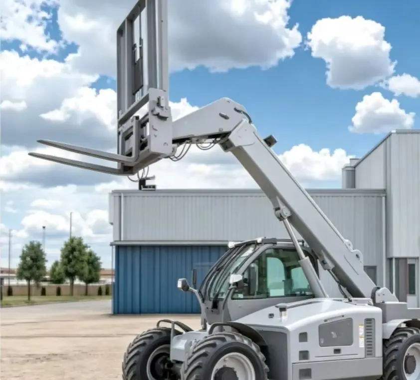 Custom Telescopic Forklift  Farm Telehandler with Quick Hitch for Bale Spears