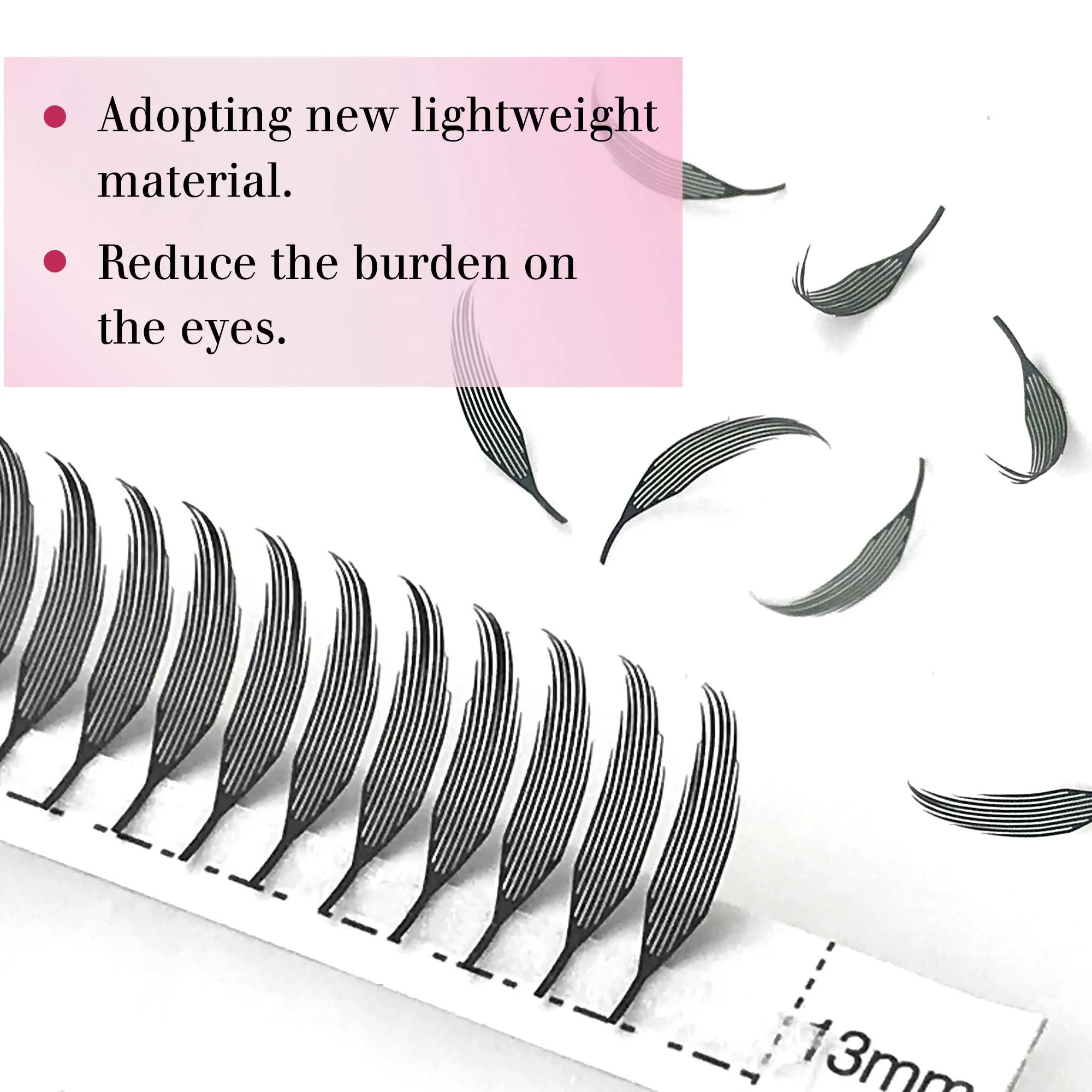5pcs new spire lashes tower fans premade spikes eyelashes extensions 8-15mm for anime eyelashes makeup free shipping