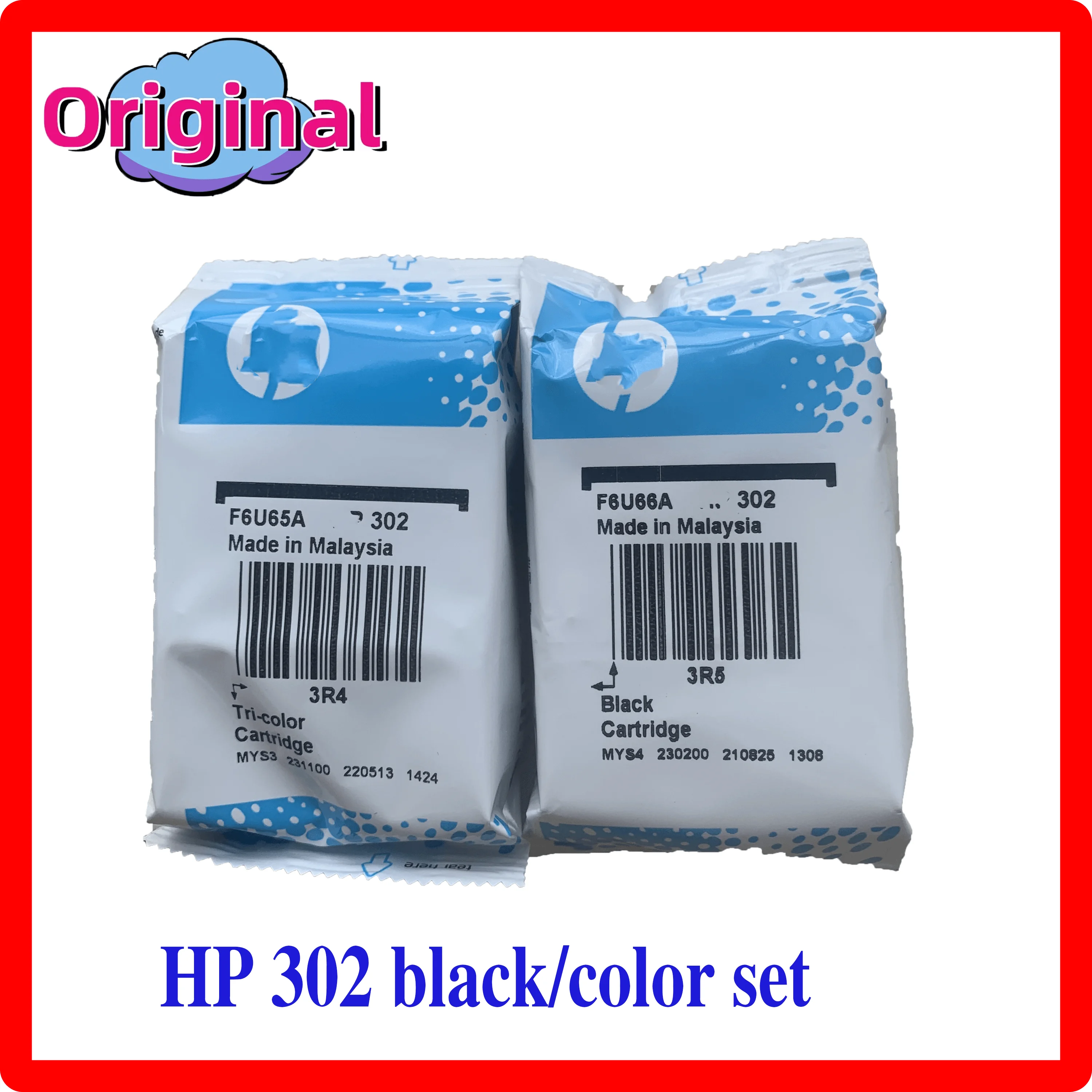 302 For HP 302 Ink Cartridge HP 302 HP302 XL Deskjet 2130 2131 1110 1111 1112 3630 5200 3639 4520 Printer