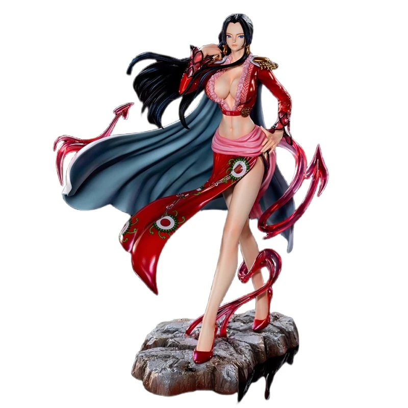 31Cm Resin Brain Hole Studio Gk One Piece Runway Show Boa Hancock Anime Action Figure Statue Ornament Model Garage Kit Toys Gift