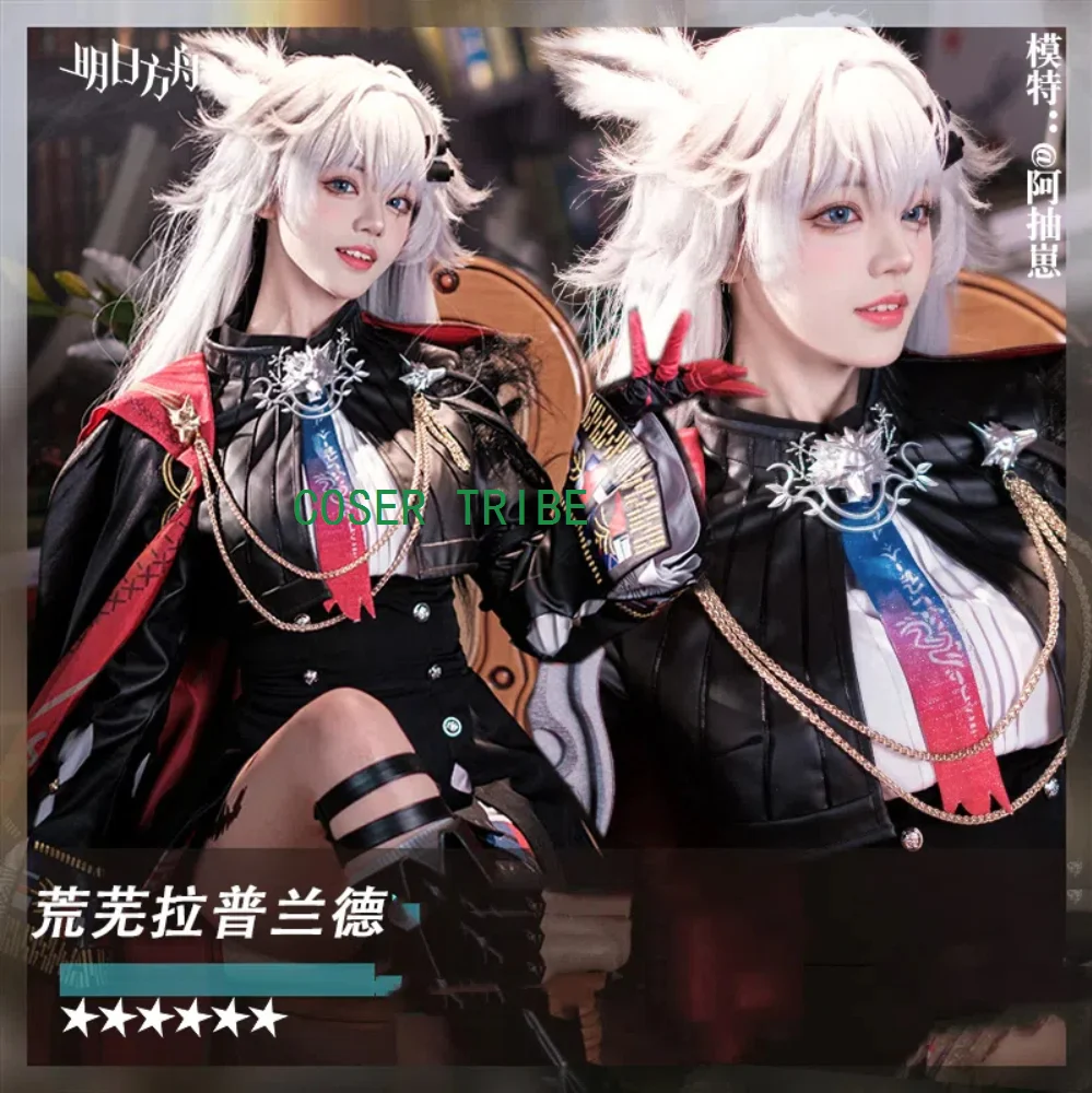 COSER TRIBE Arknights Lappland Women Cosplay Costume Cos Game Anime Party Uniform Hallowen Play Role Clothes Clothing