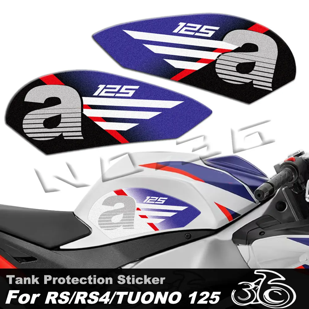 

Motorcycle Tank Sticker Decal Knee Grip Protection Pad For Aprilia RS4 125 TUONO 125 RS 125 2011-2024