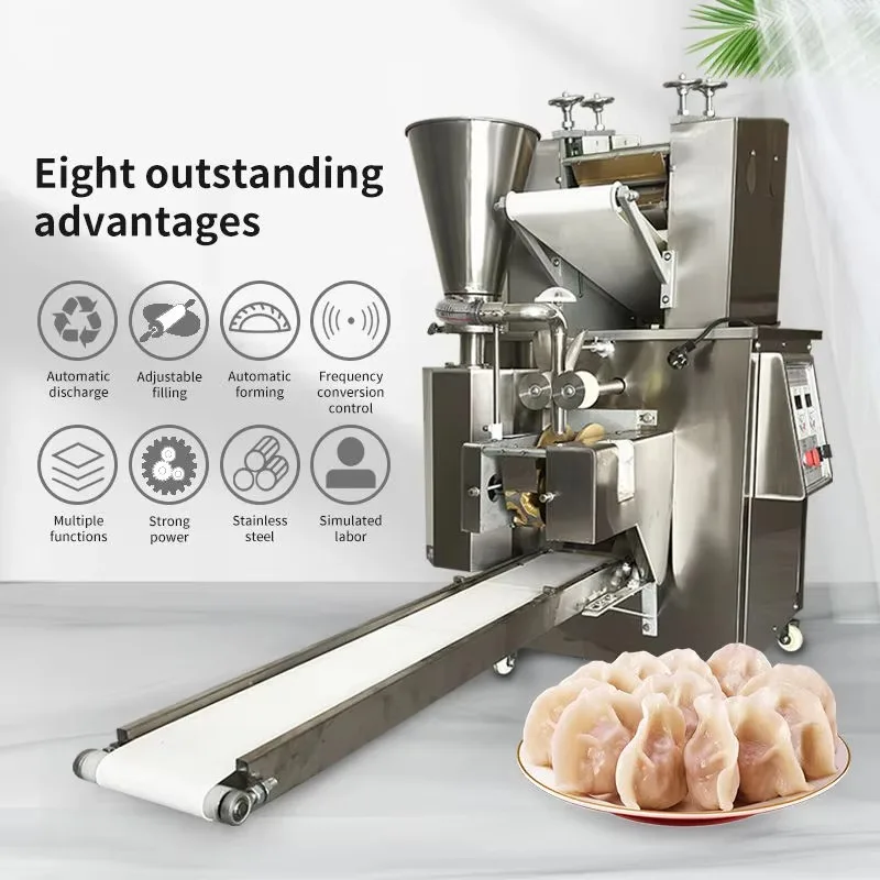Multifunctional Commercial Automatic Empanada Making Machine Electric Dumpling Samosa Pelmeni Ravioli Spring Roll Maker Custom