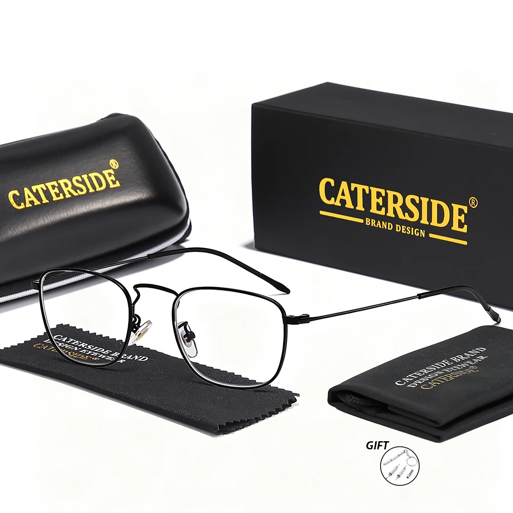 CATERSIDE Multifocal Reading Glasses Men Women Photochromic Gray Near and Far Multi Use Presbyopic Glasses Readers Eyeglasses