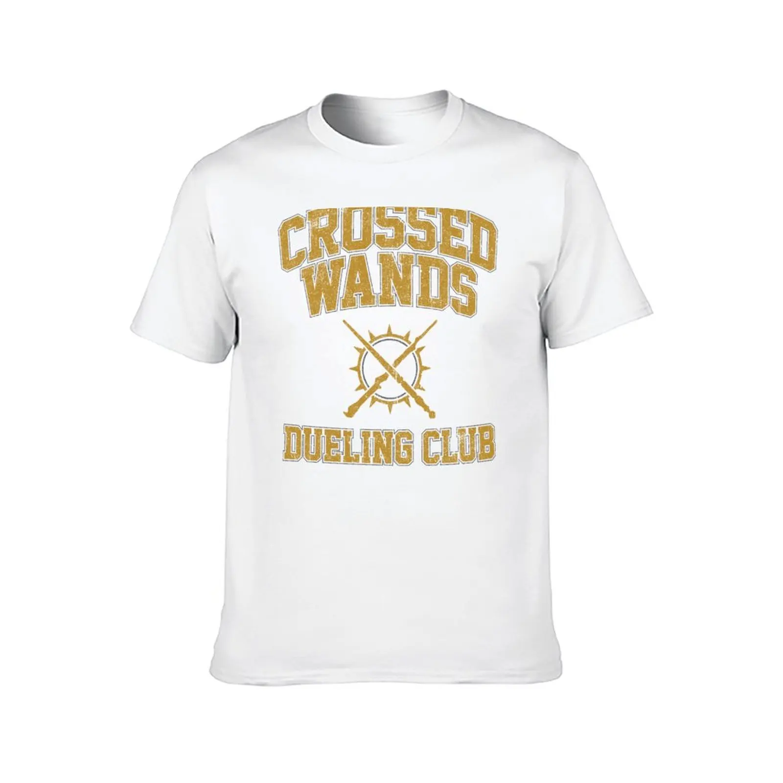 Crossed Wands Dueling Club (Variant) T-Shirt Clothing blue lock summer 2025 mens designer t shirt