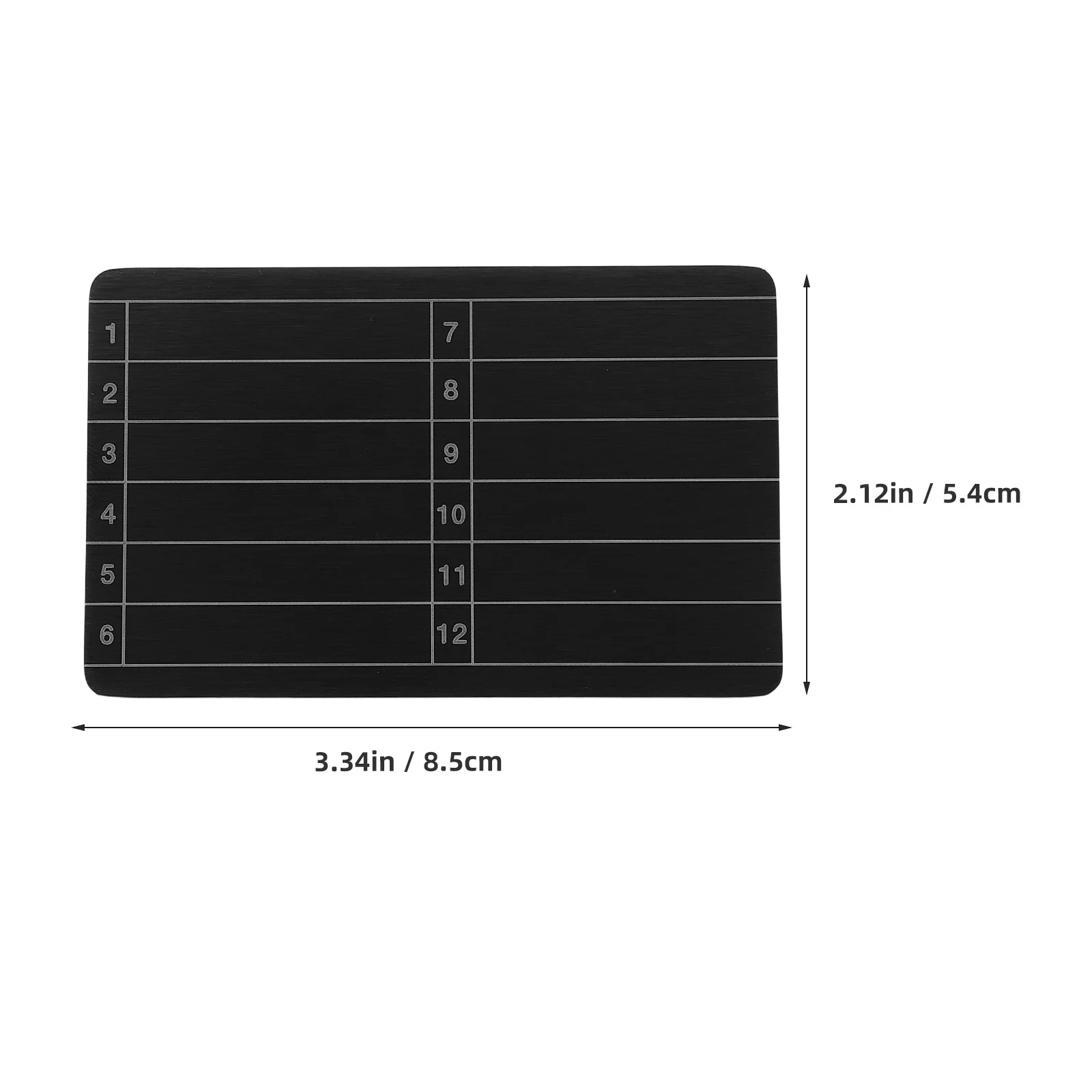 Seed Phrase Backup Plate 24-Word Stainless Steel Wallet Fireproof Waterproof Hardware Wallet Storage Bitcoin Seed Recovery Plate
