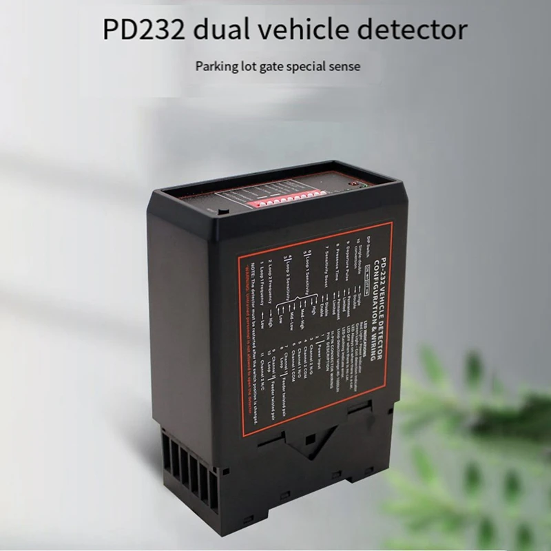 Smart Parking Double Channel Vehicle Exit Car Loop Detector PD232 Loop Detector for Access Control System Parking System-A73M - view 4