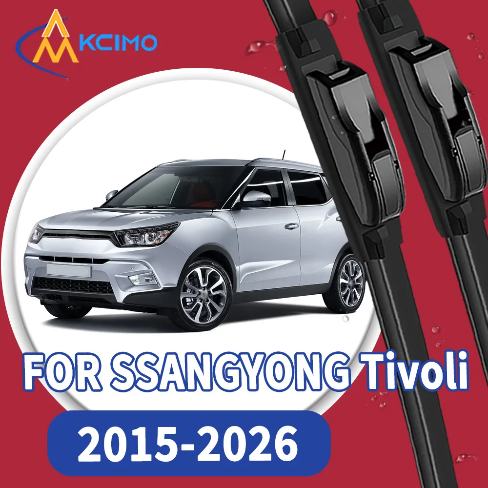 

High Quality 2pcs Windscreen Car Rain Brush Front Windshield Auto Wipers Perfect Fit for SSANGYONG Tivoli suv 2015-2026