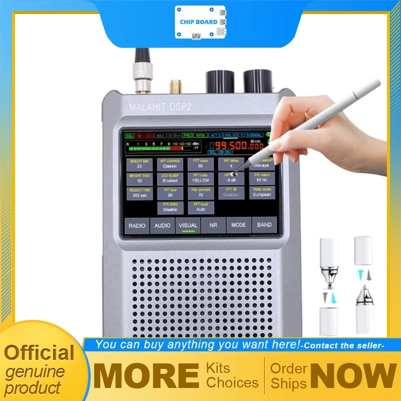 

10kHz-380MHz 404MHz-2GHz Malahit-DSP2 SDR Malachite Receiver 5000mAh Battery Firmware 2.30 authorized